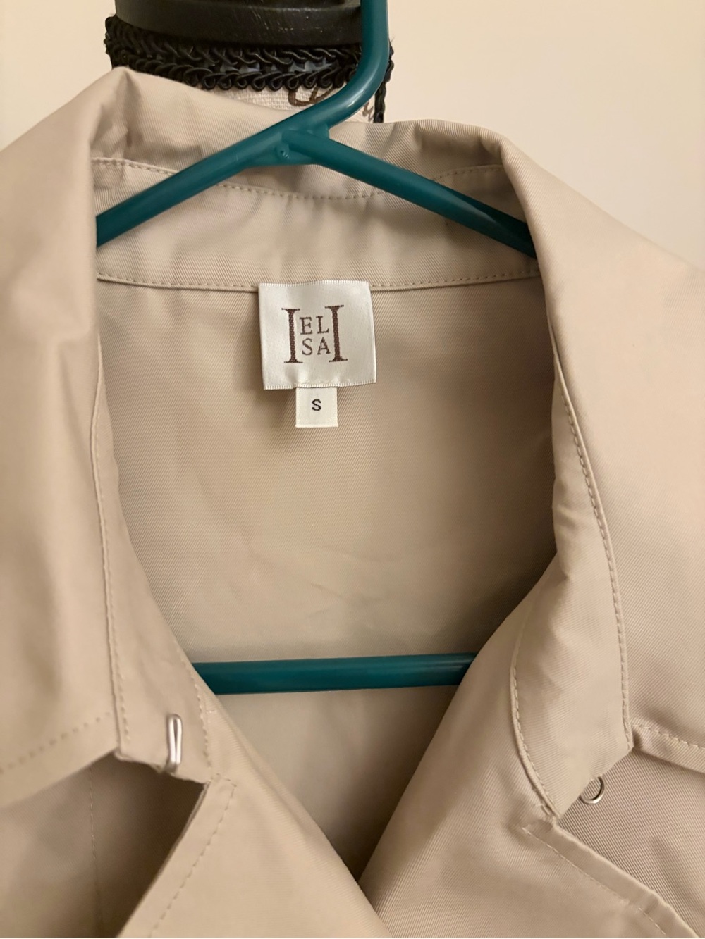 Helsa—Khaki Trench Coat Jumpsuit/Romper, Sz S, MINT - Picture 6 of 16